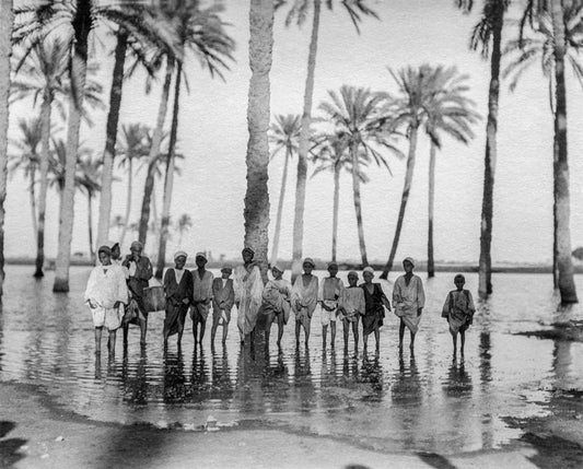 Vintage Photograph reproduction (Egyptian Boys circa 1910) - Fine Art Prints and Canvas Wall Art